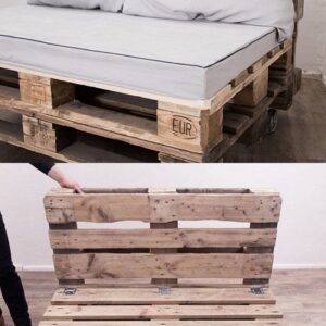2 seater pallet sofa set with table